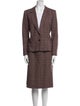Pendleton Virgin Wool Plaid Print Skirt Suit