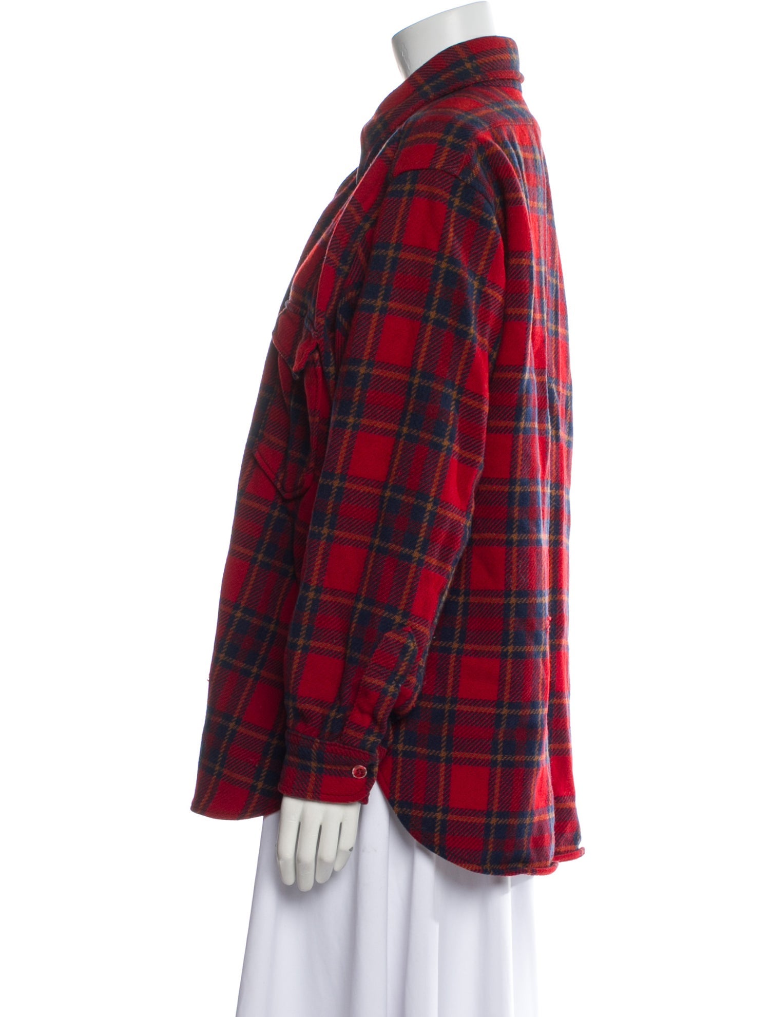 Pendleton Virgin Wool Plaid Print Jacket