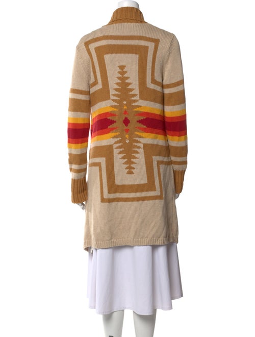 Pendleton Striped Open Front Sweater