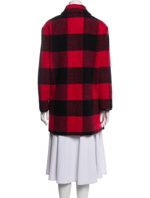 Pendleton Wool Plaid Print Peacoat