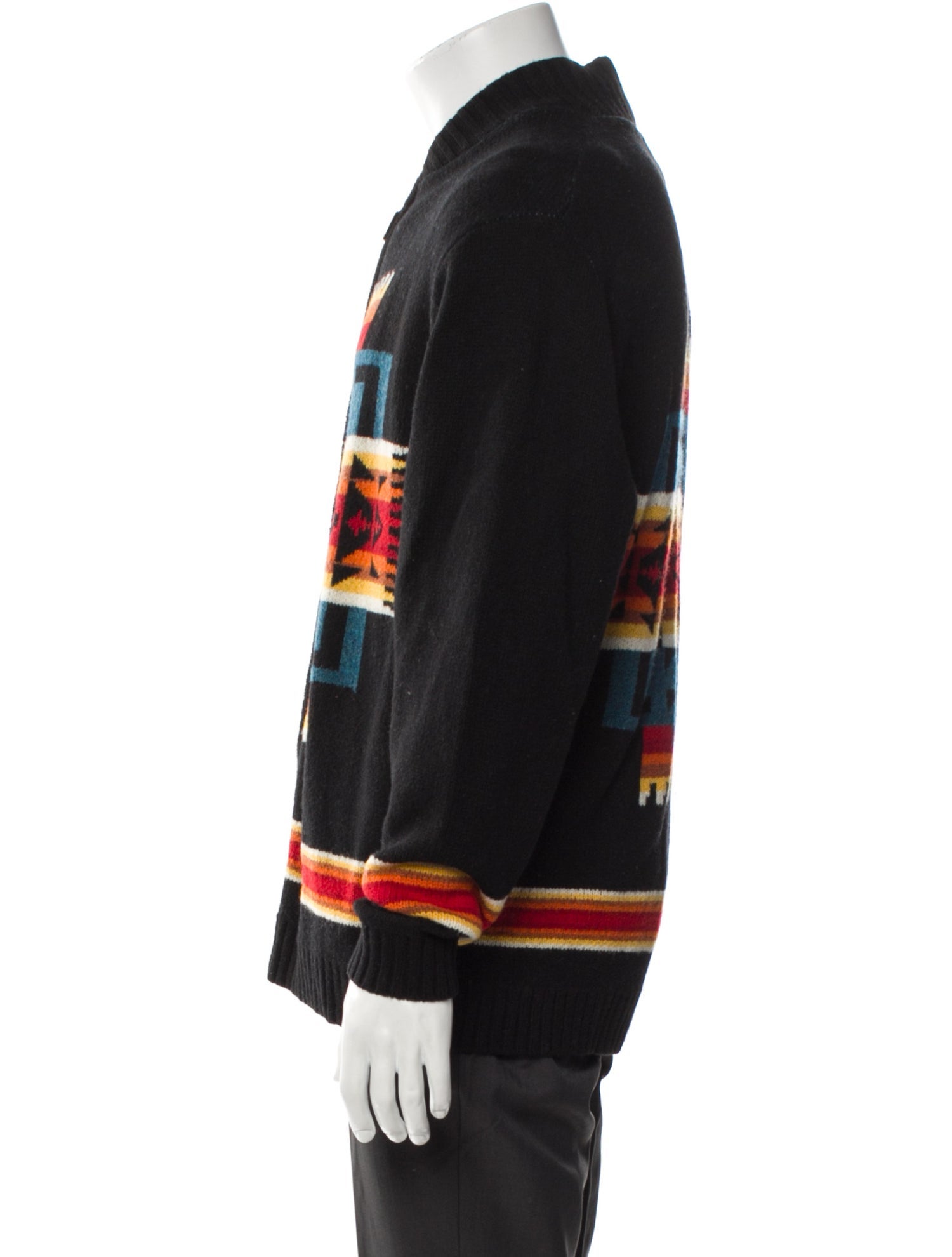 Pendleton Lambswool Striped Cardigan