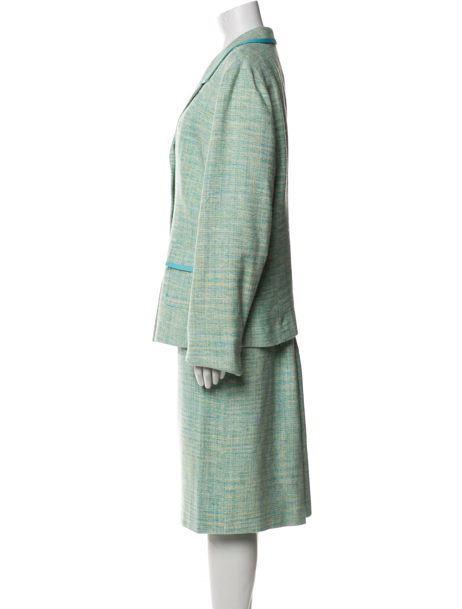 Pendleton Silk Skirt Suit