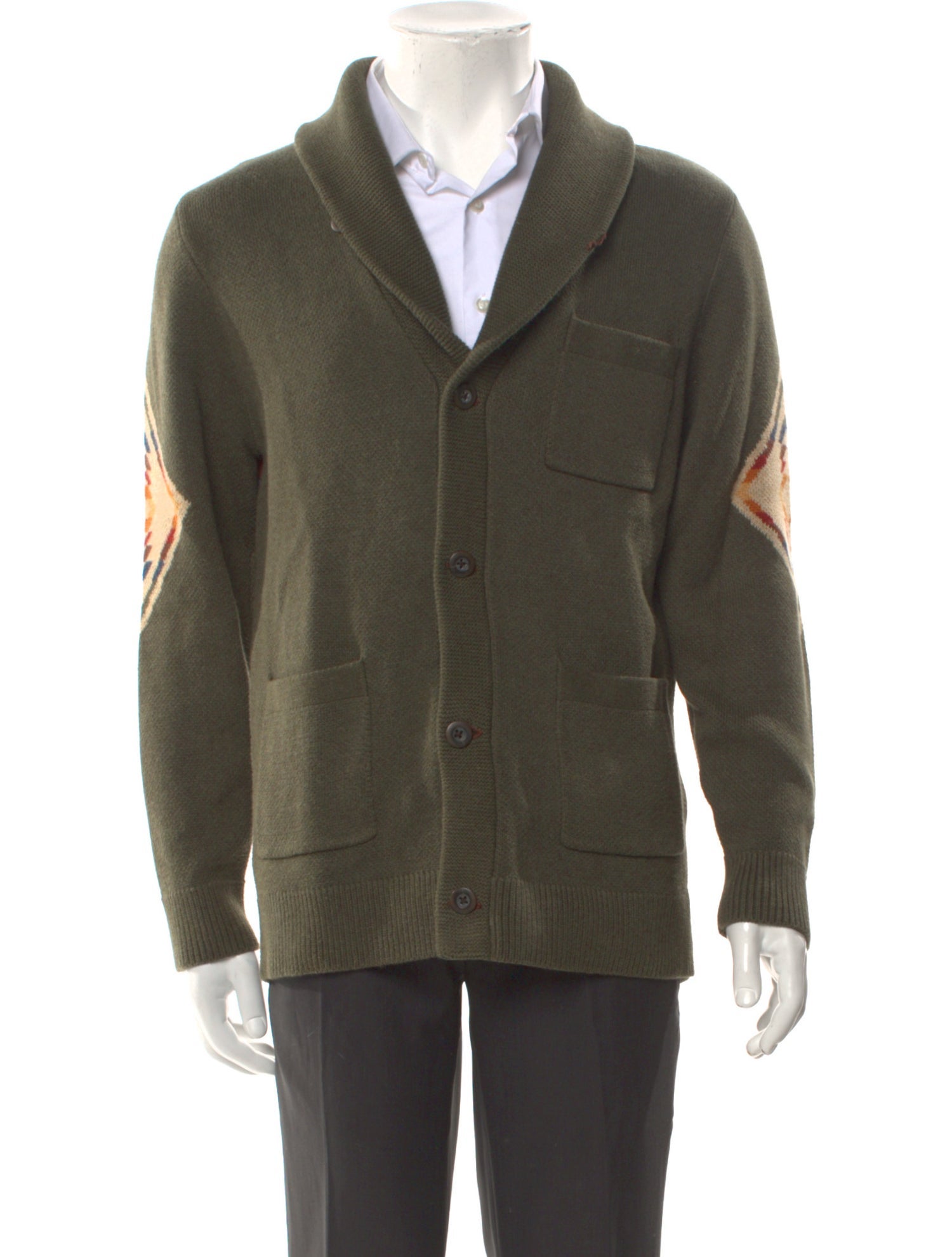 Pendleton V-Neck Long Sleeve Cardigan