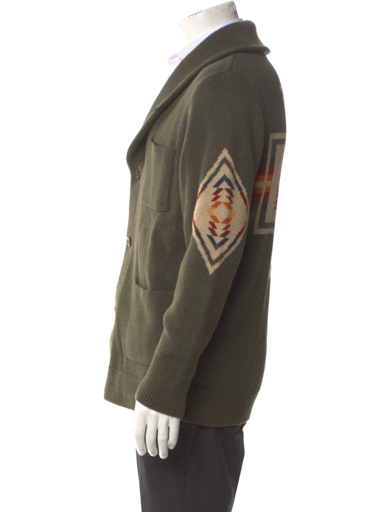 Pendleton V-Neck Long Sleeve Cardigan