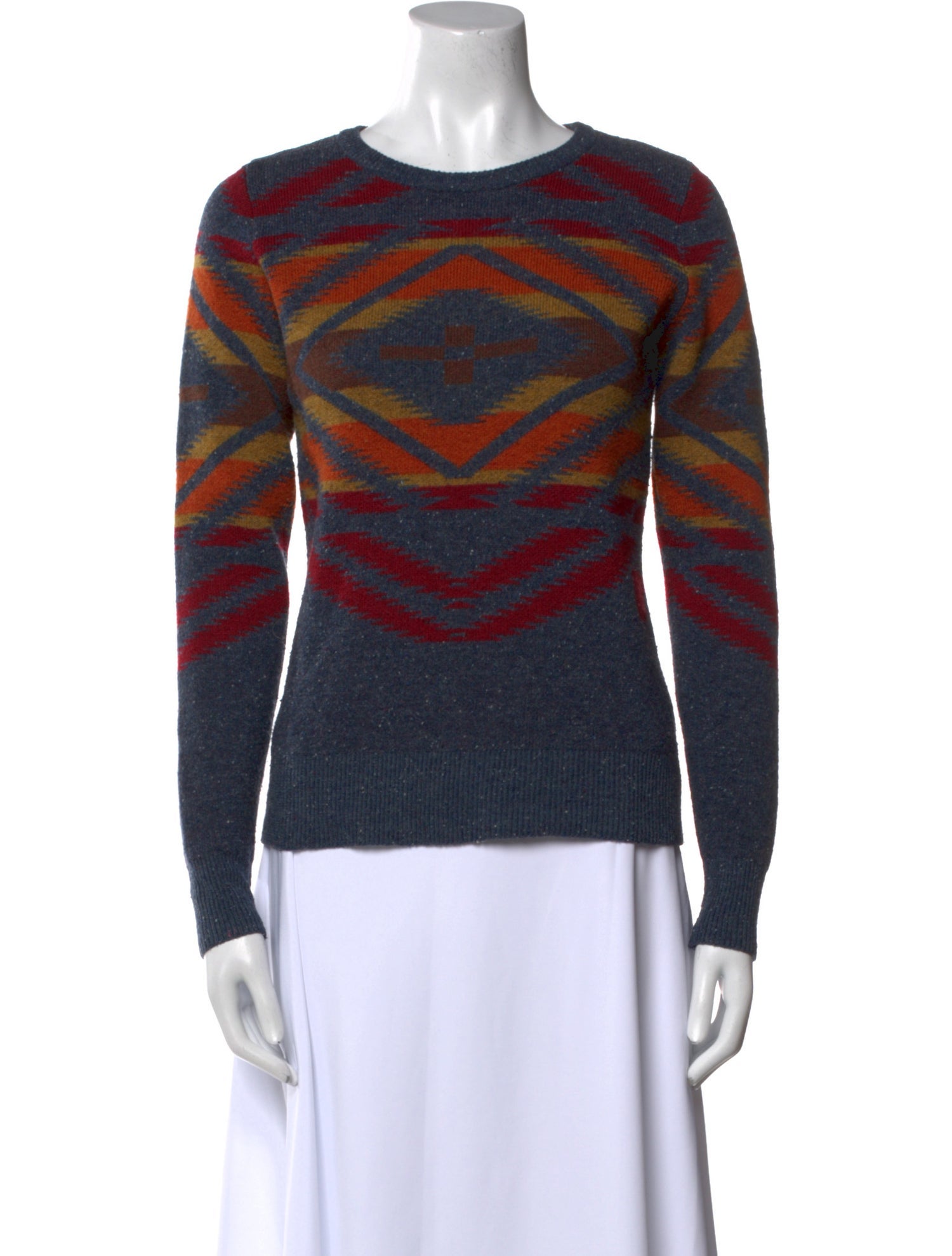 Pendleton Lambswool Printed Sweater