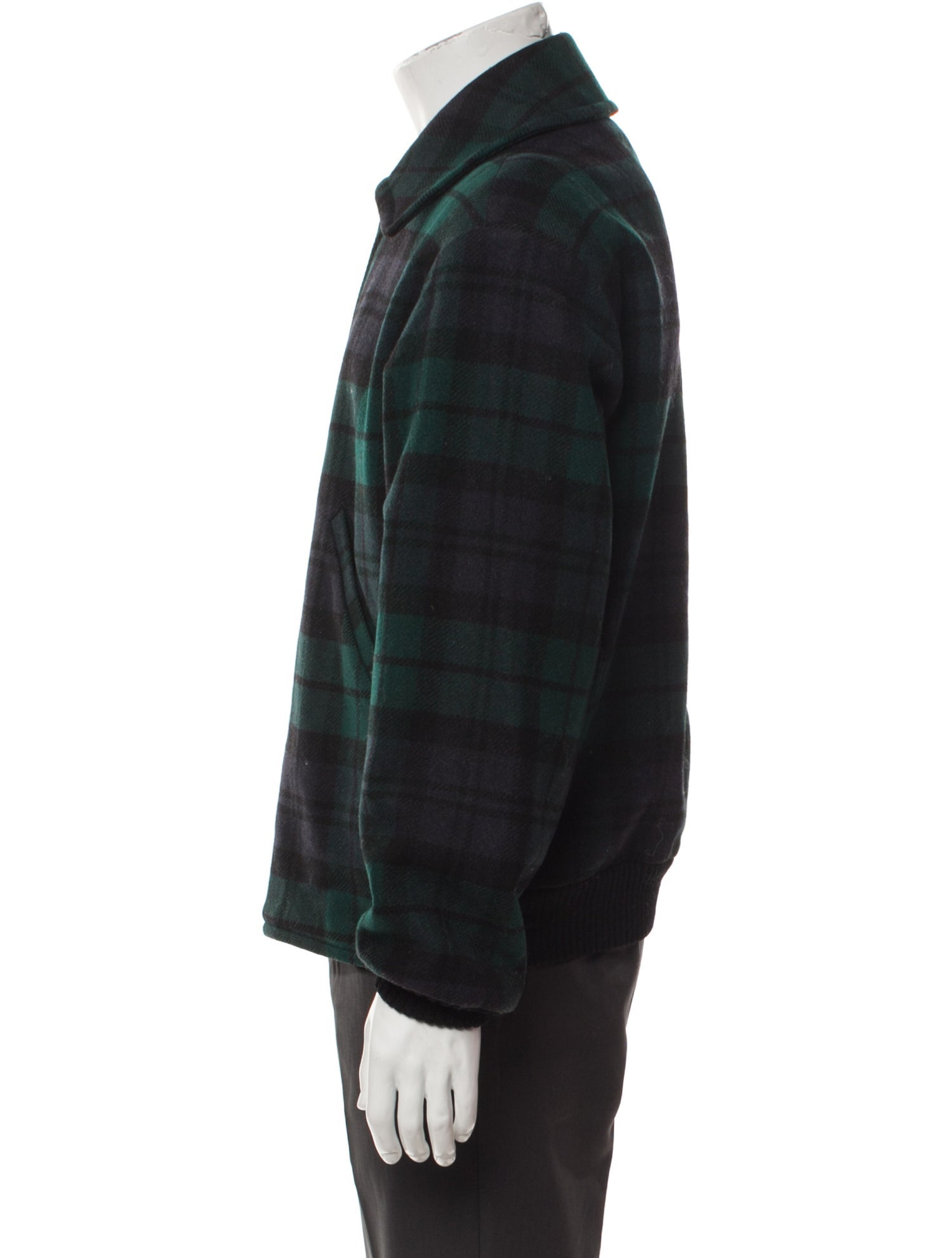 Pendleton Wool Plaid Print Jacket