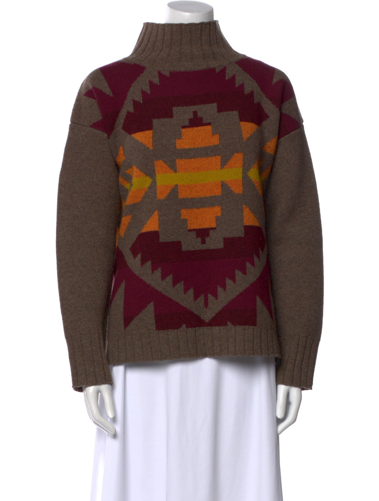 Pendleton Lambswool Printed Sweater