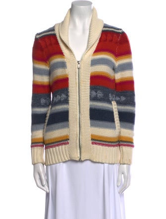 Pendleton Striped V-Neck Sweater