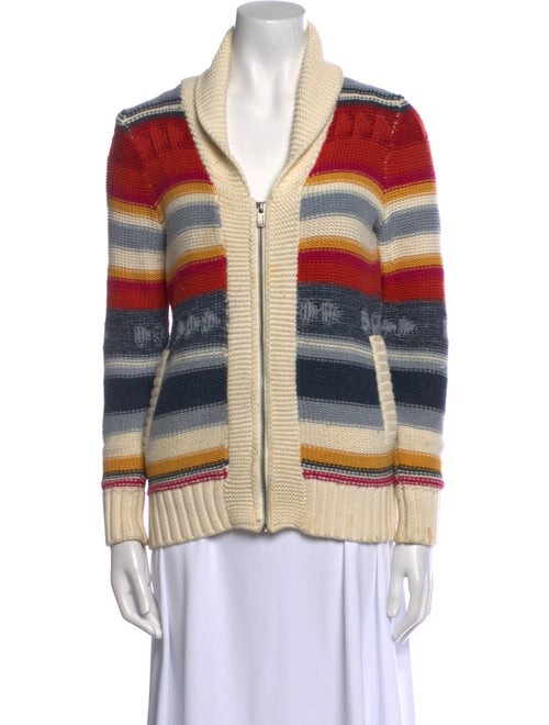 Pendleton Striped V-Neck Sweater