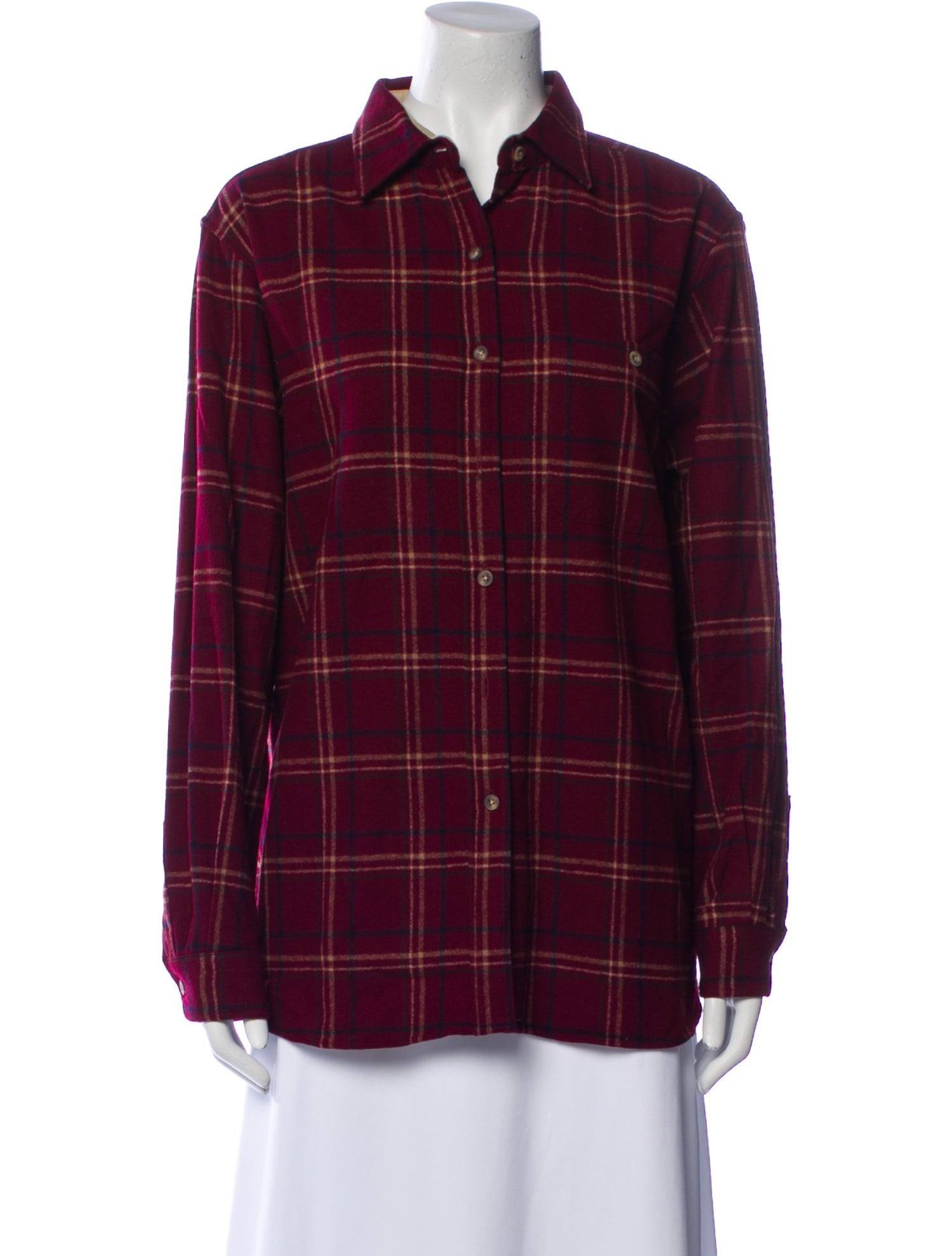 Pendleton Wool Plaid Print Jacket