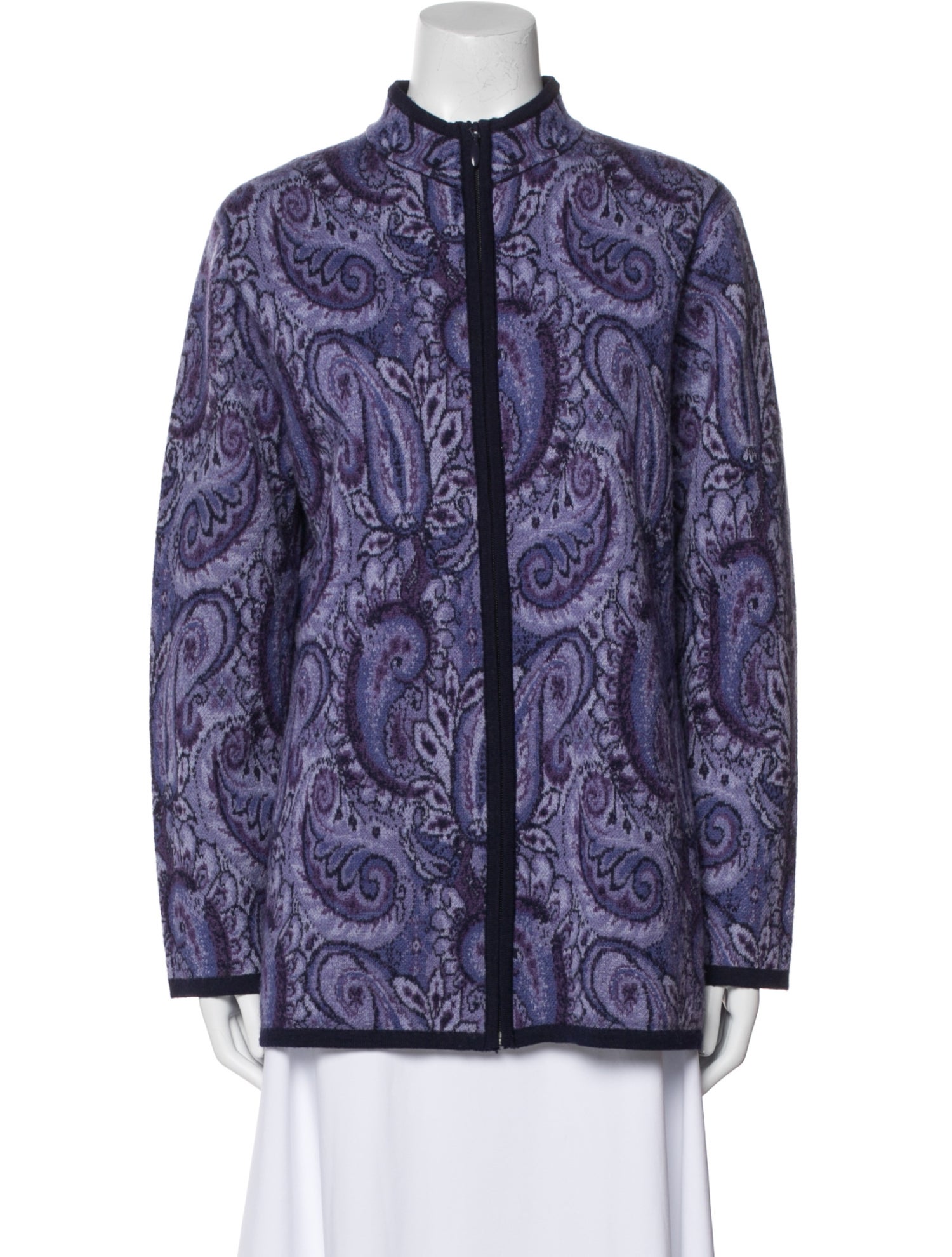 Pendleton Merino Wool Paisley Print Evening Jacket