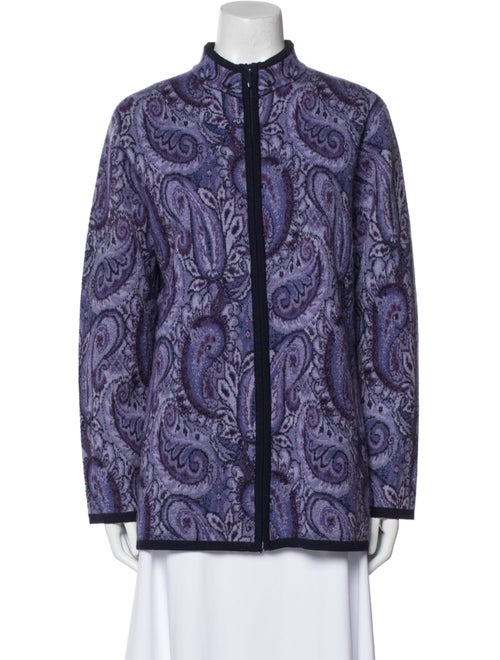 Pendleton Merino Wool Paisley Print Evening Jacket