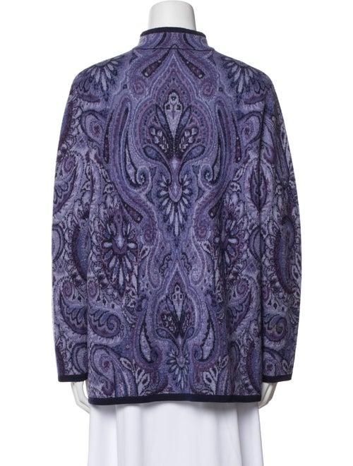 Pendleton Merino Wool Paisley Print Evening Jacket