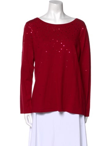 Pendleton Knitwear Silk Scoop Neck Sweater XL