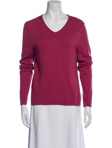 Pendleton Knitwear Merino Wool V-Neck Sweater L