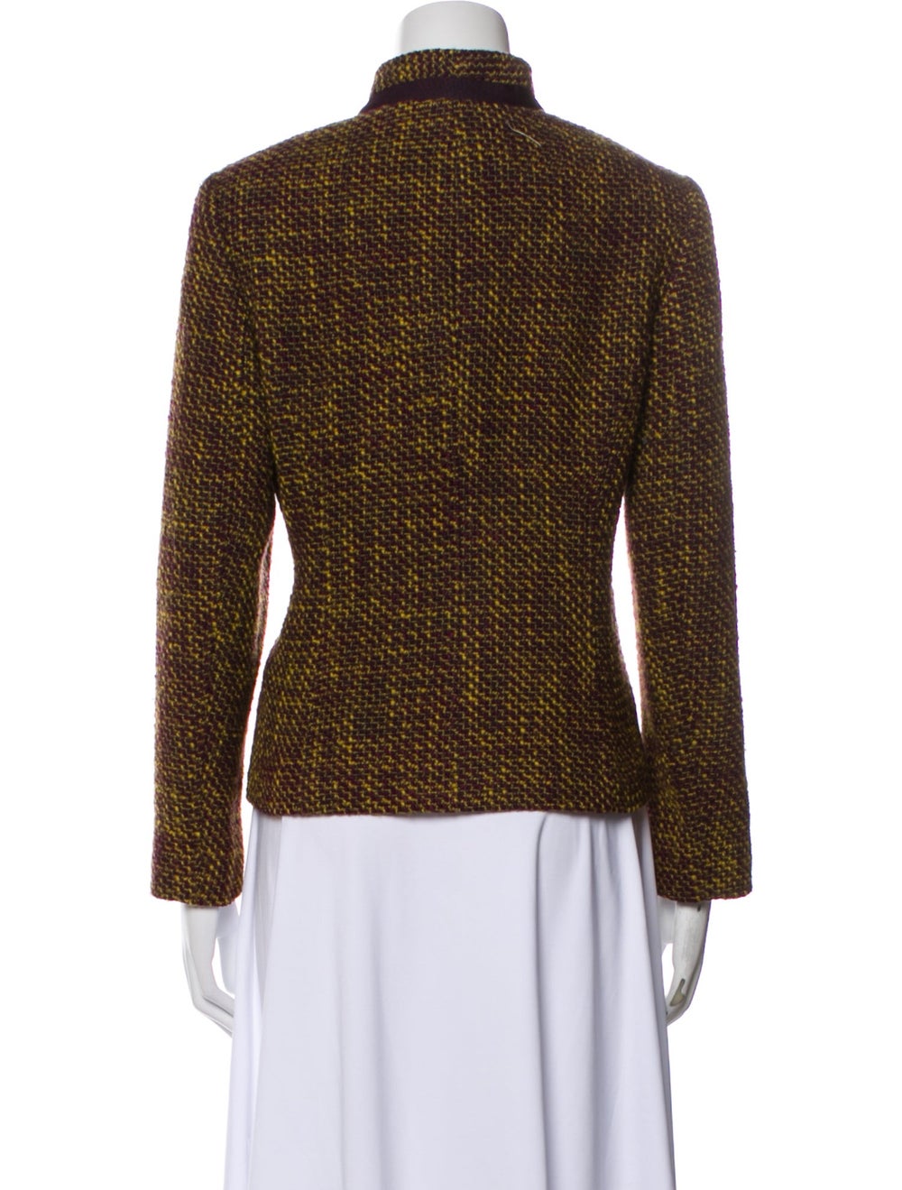 Pendleton Blazer Purple Tweed Pattern Grosgrain T… - image 3