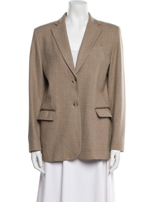 Pendleton Virgin Wool Houndstooth Print Blazer