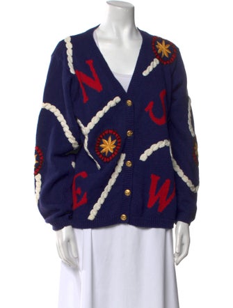 Pendleton Printed V-Neck Sweater