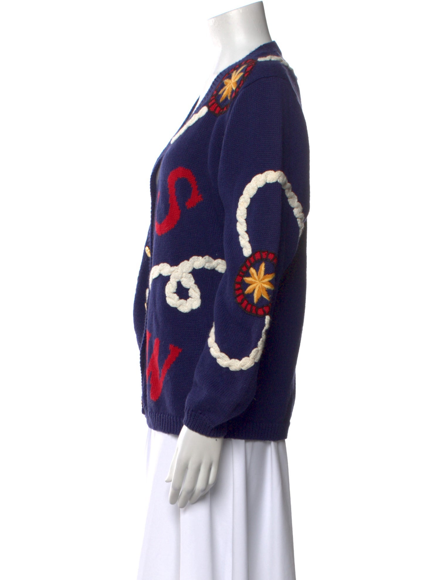 Pendleton Printed V-Neck Sweater