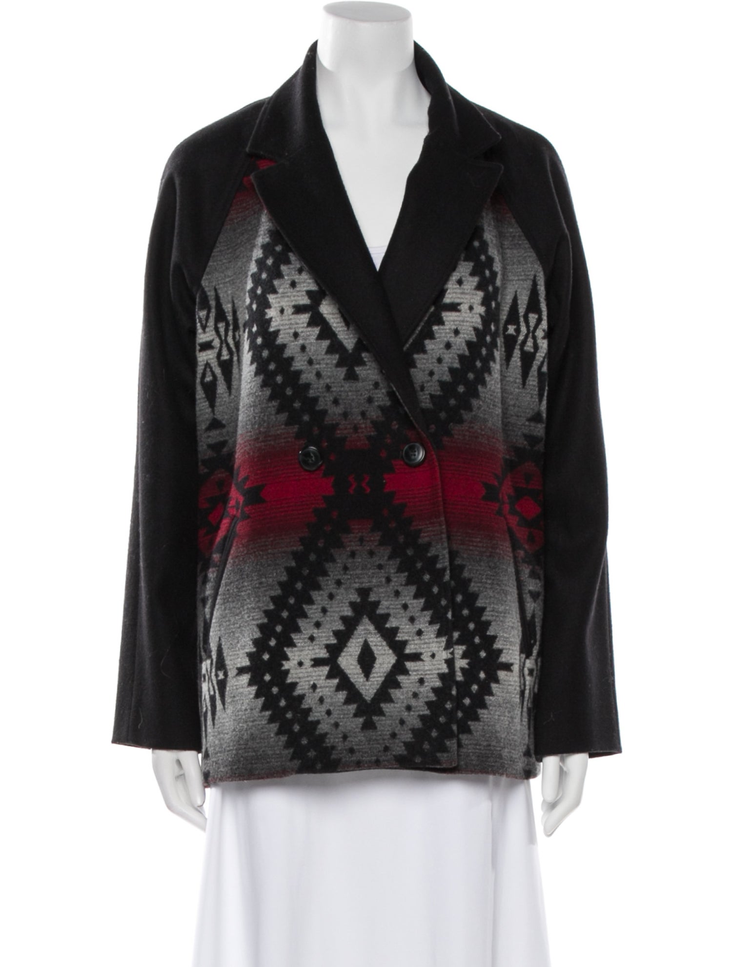 Pendleton Virgin Wool Printed Evening Jacket