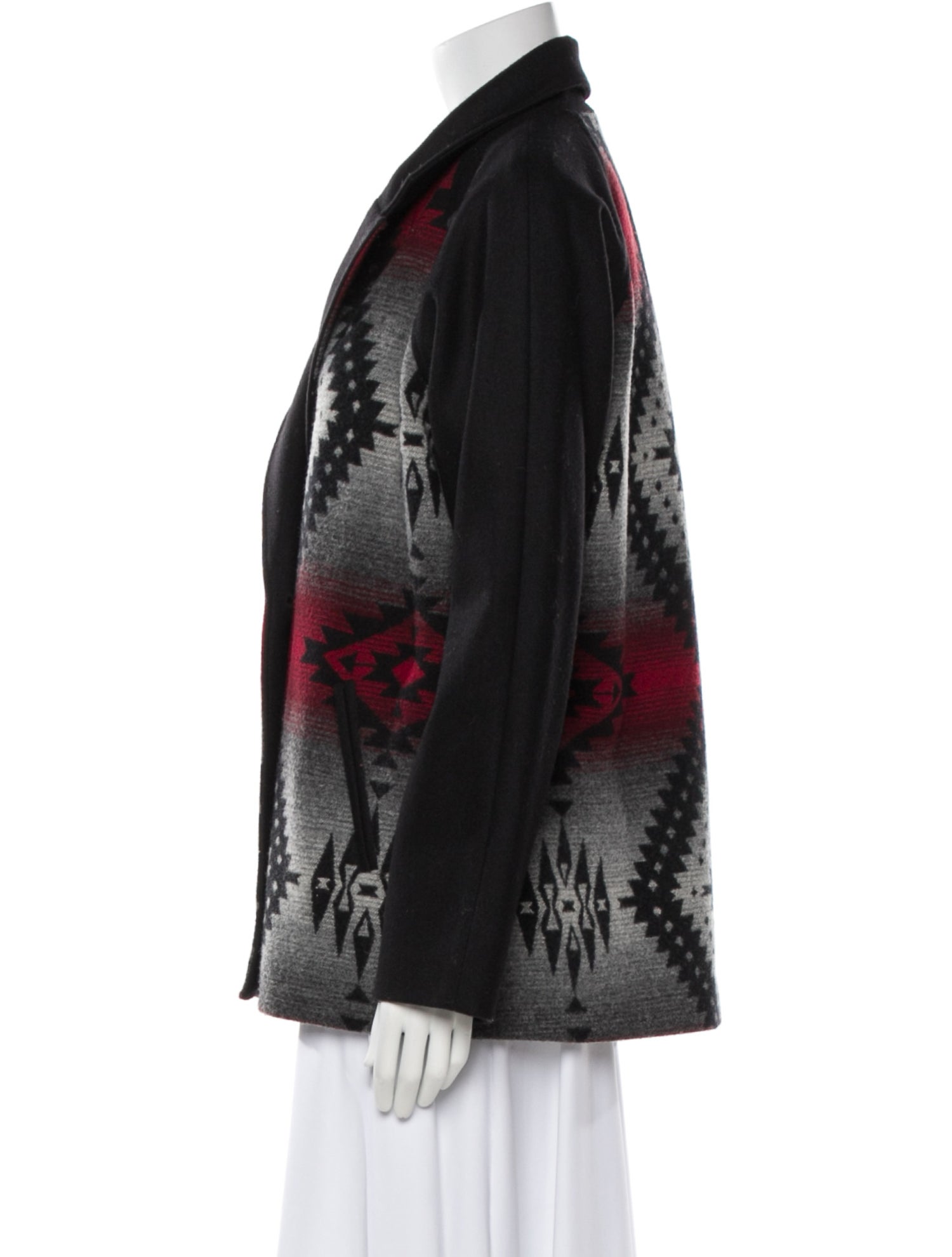 Pendleton Virgin Wool Printed Evening Jacket