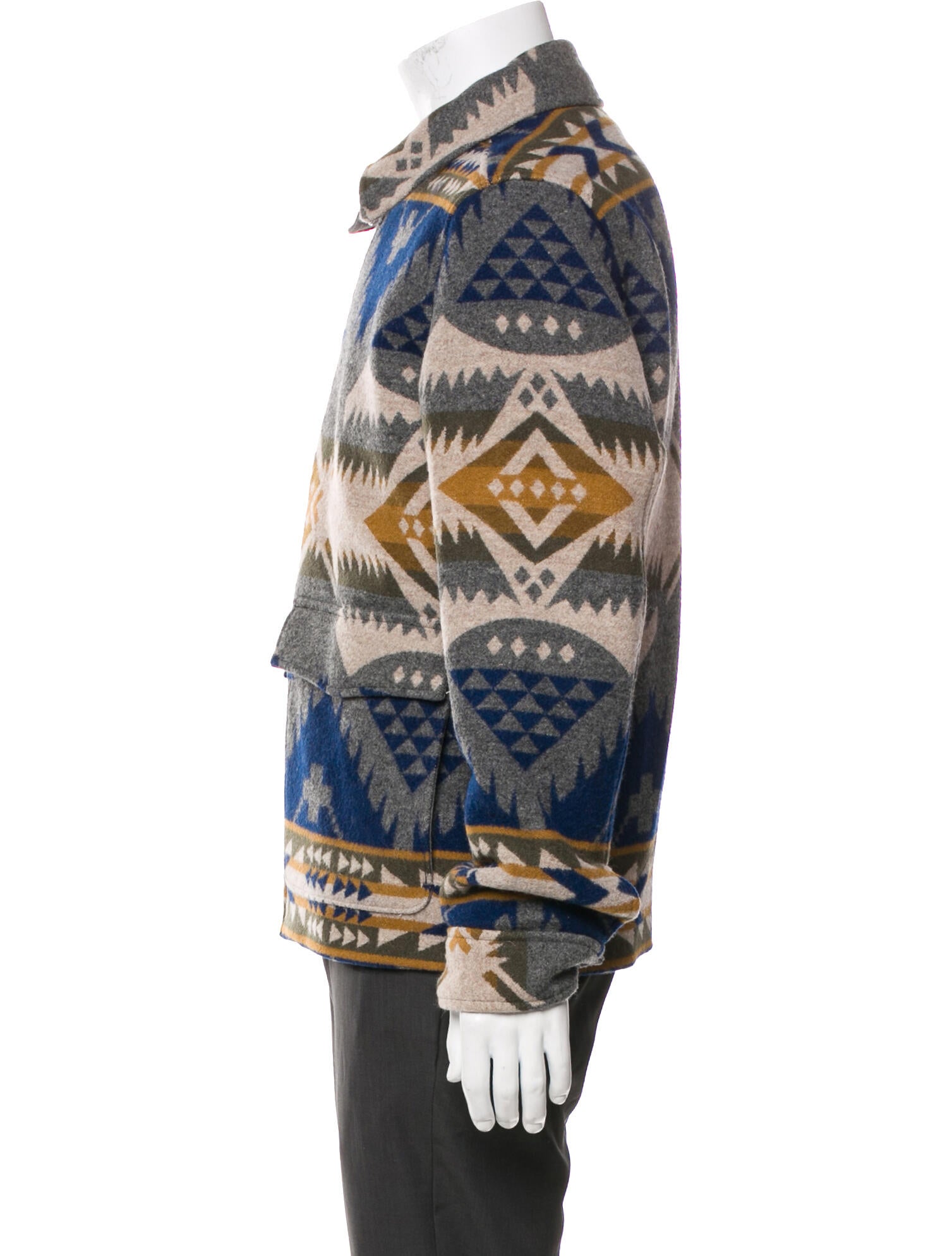 Pendleton Virgin Wool Printed Denim Jacket w/ Tags