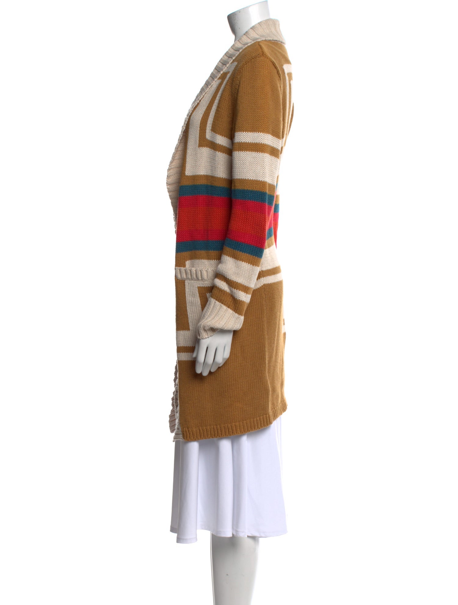 Pendleton Striped Cowl Neck Sweater