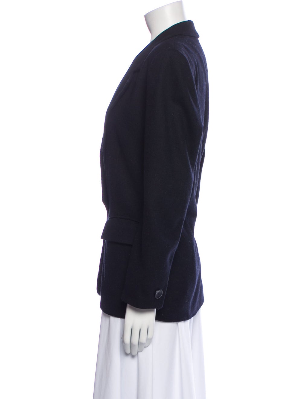 Pendleton Wool Blazer Blue Pointed Collar - image 2