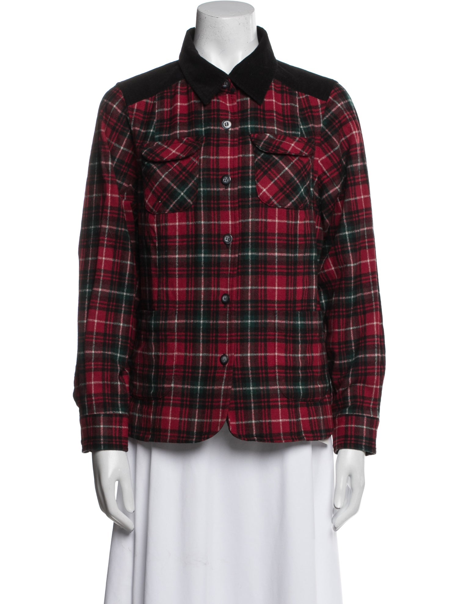 Pendleton Virgin Wool Plaid Print Blazer