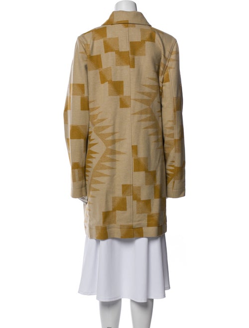 Pendleton Virgin Wool Printed Trench Coat