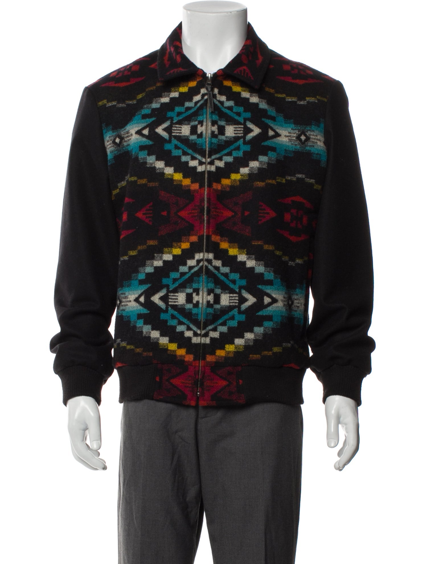 Pendleton Virgin Wool Graphic Print Jacket