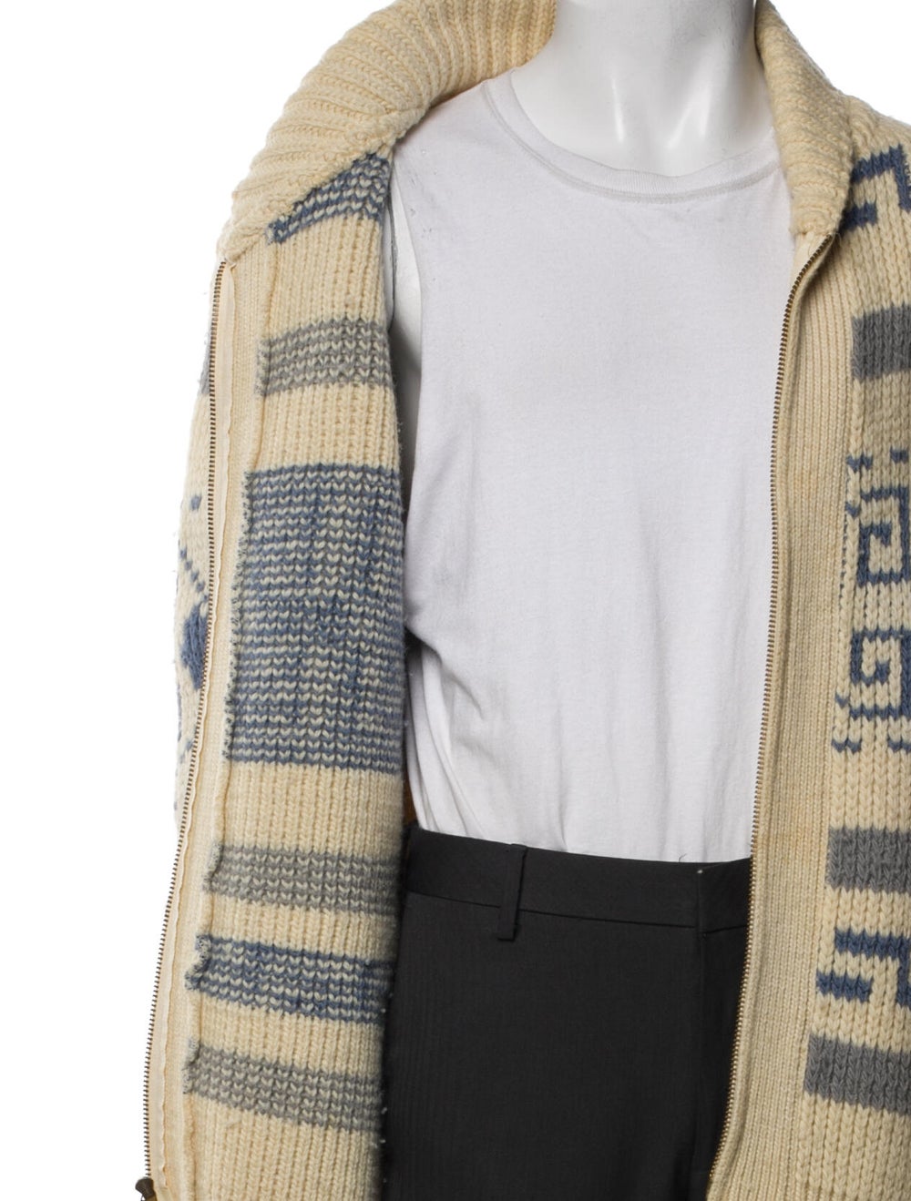 Pendleton Virgin Wool Jacket Neutrals Graphic Pri… - image 4