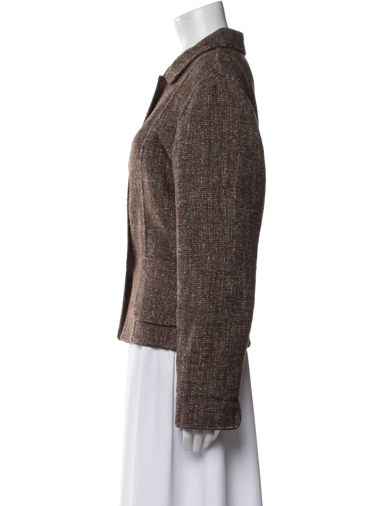 Pendleton Virgin Wool Tweed Pattern Evening Jacket