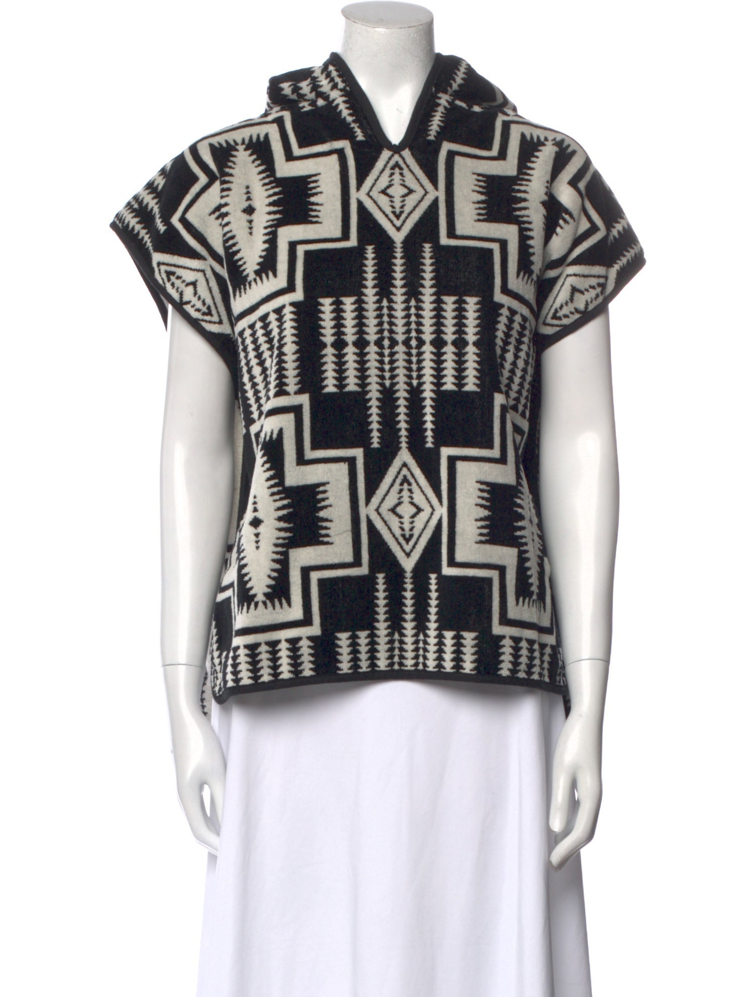 Pendleton Printed V-Neck Sweater