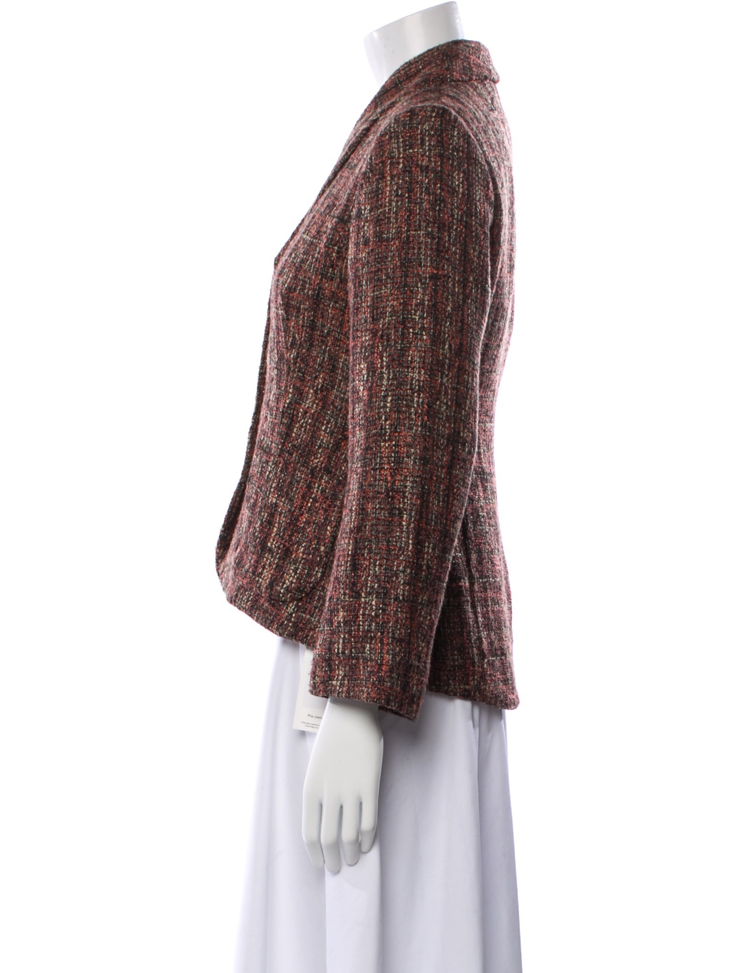 Pendleton Plaid Print Blazer