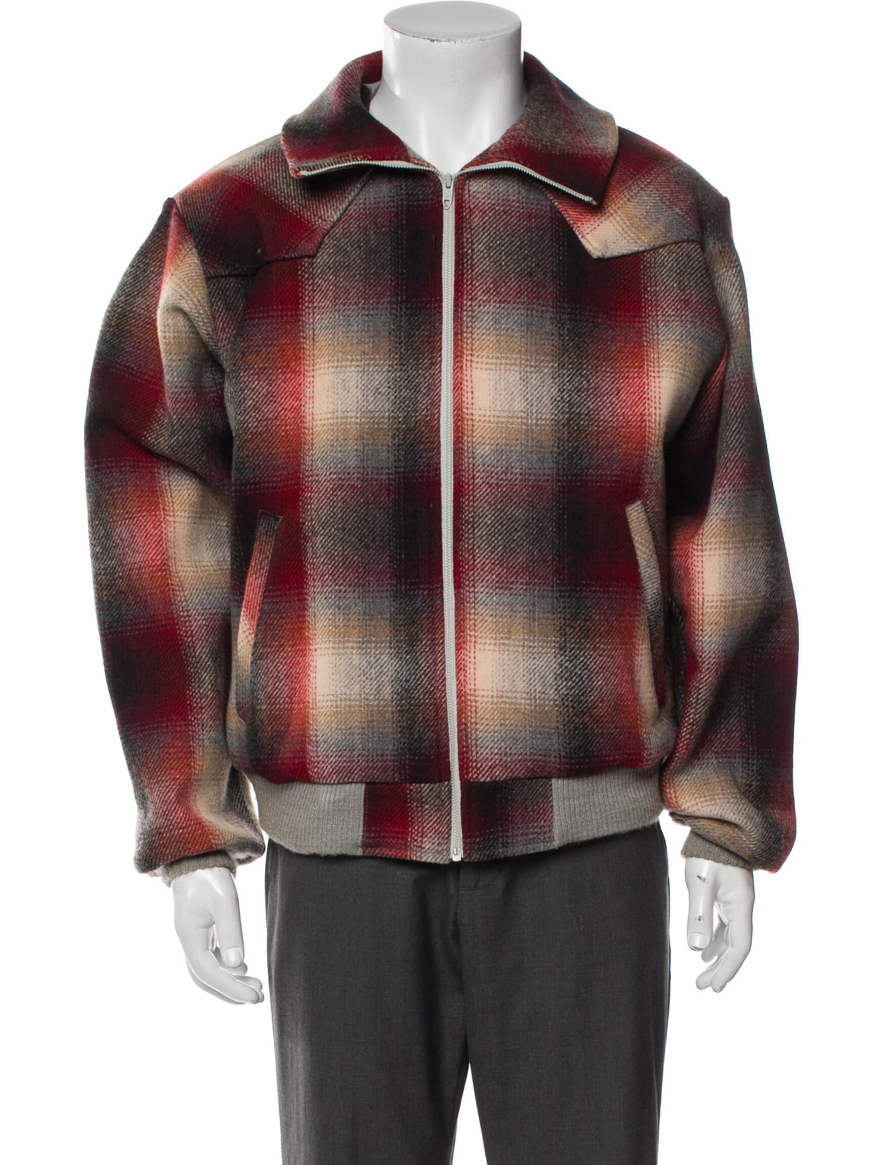 Pendleton Virgin Wool Printed Moto Jacket