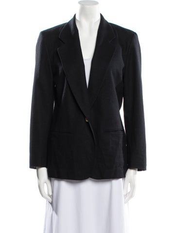 Pre-owned Pendleton Virgin Wool Blazer In Black