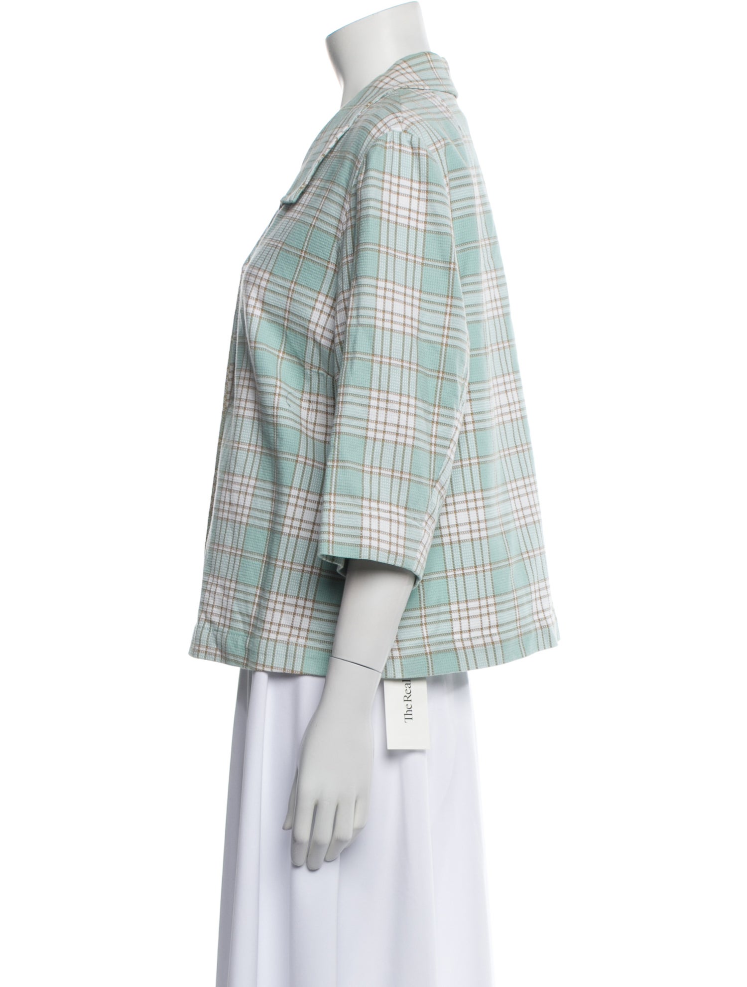 Pendleton Plaid Print Blazer