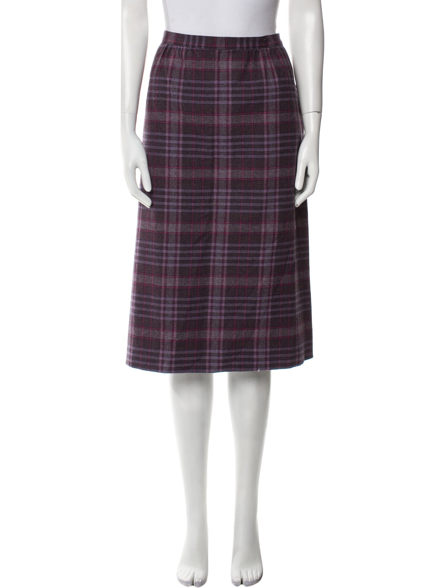 Pendleton Virgin Wool Knee-Length Skirt
