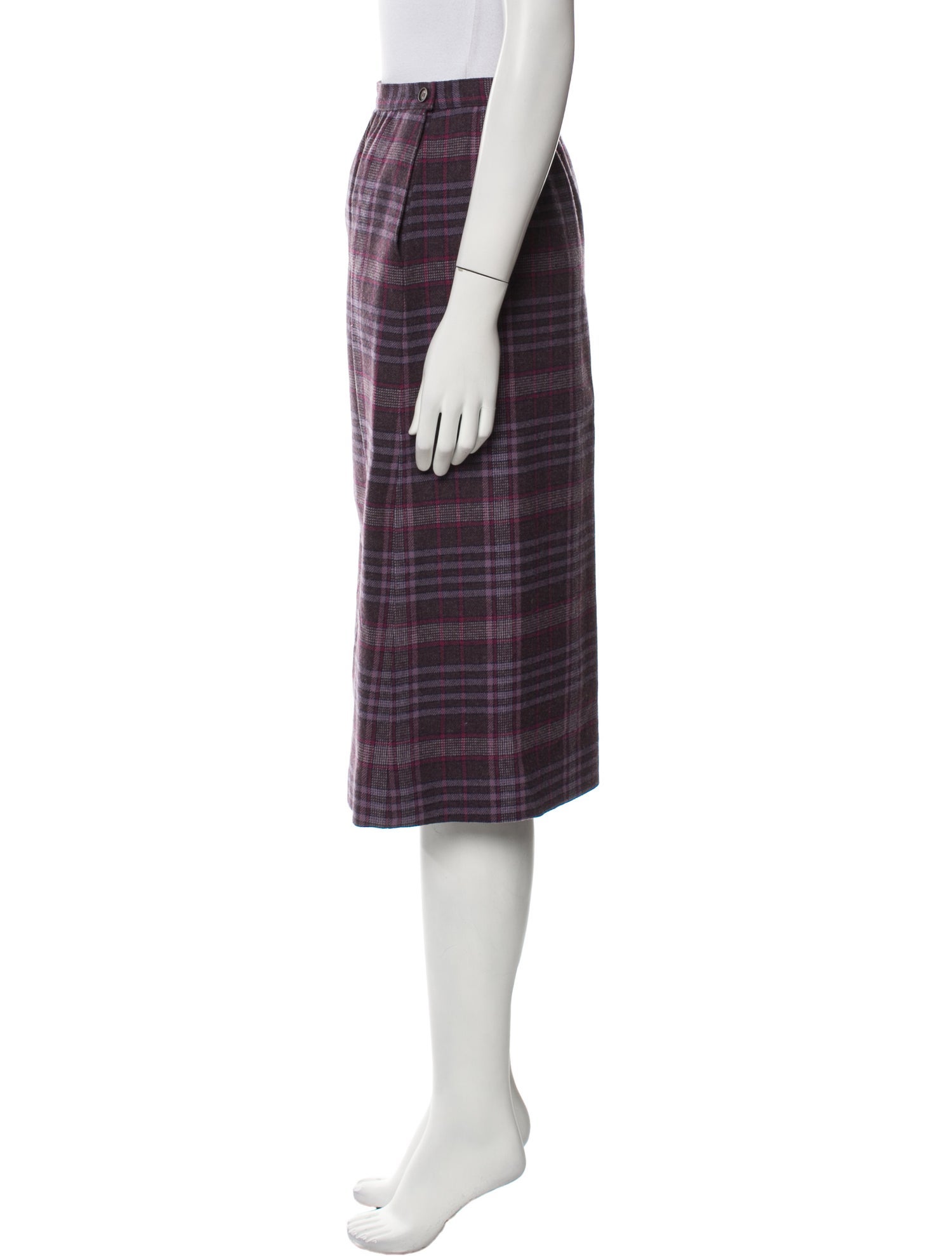 Pendleton Virgin Wool Knee-Length Skirt