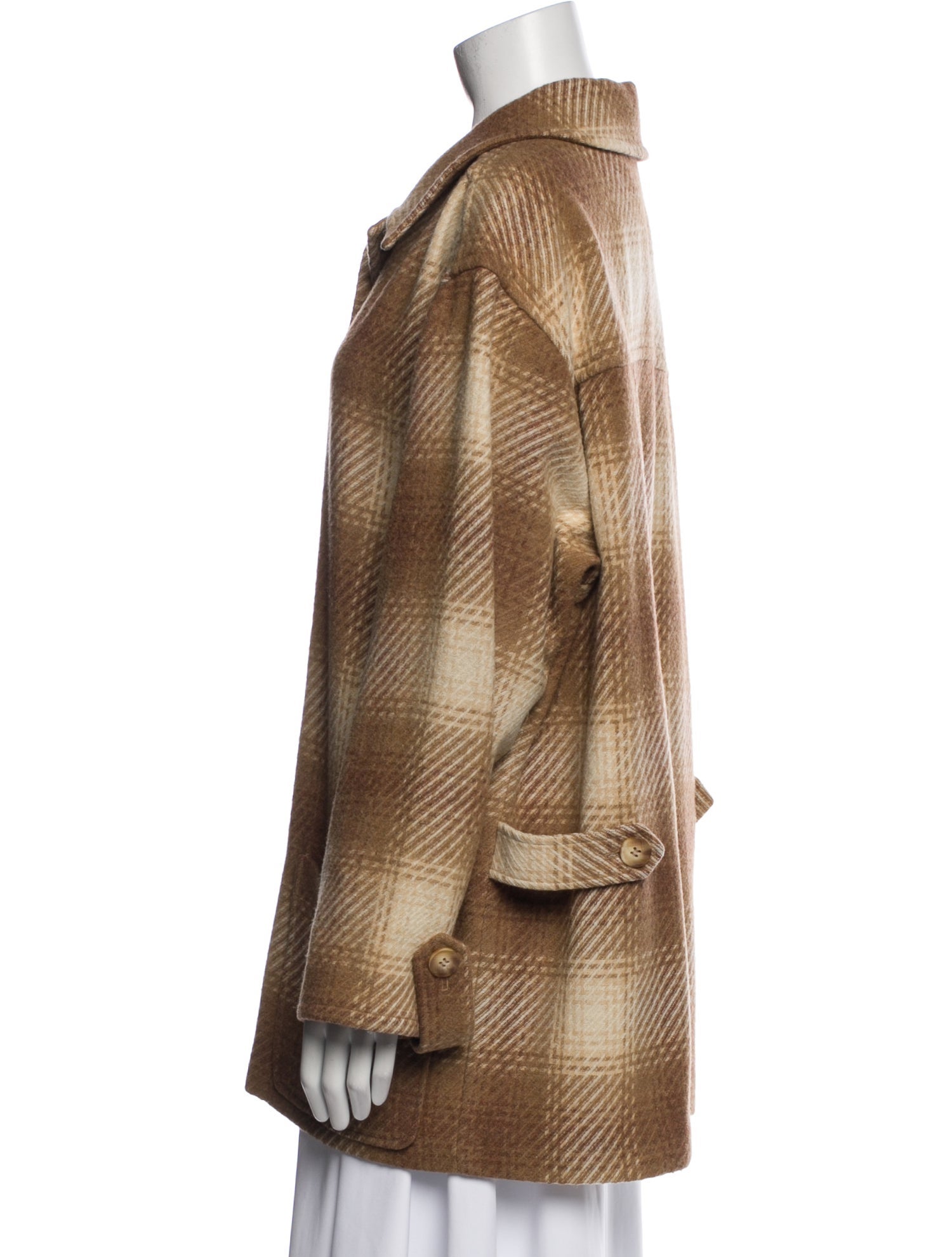 Pendleton Wool Plaid Print Jacket