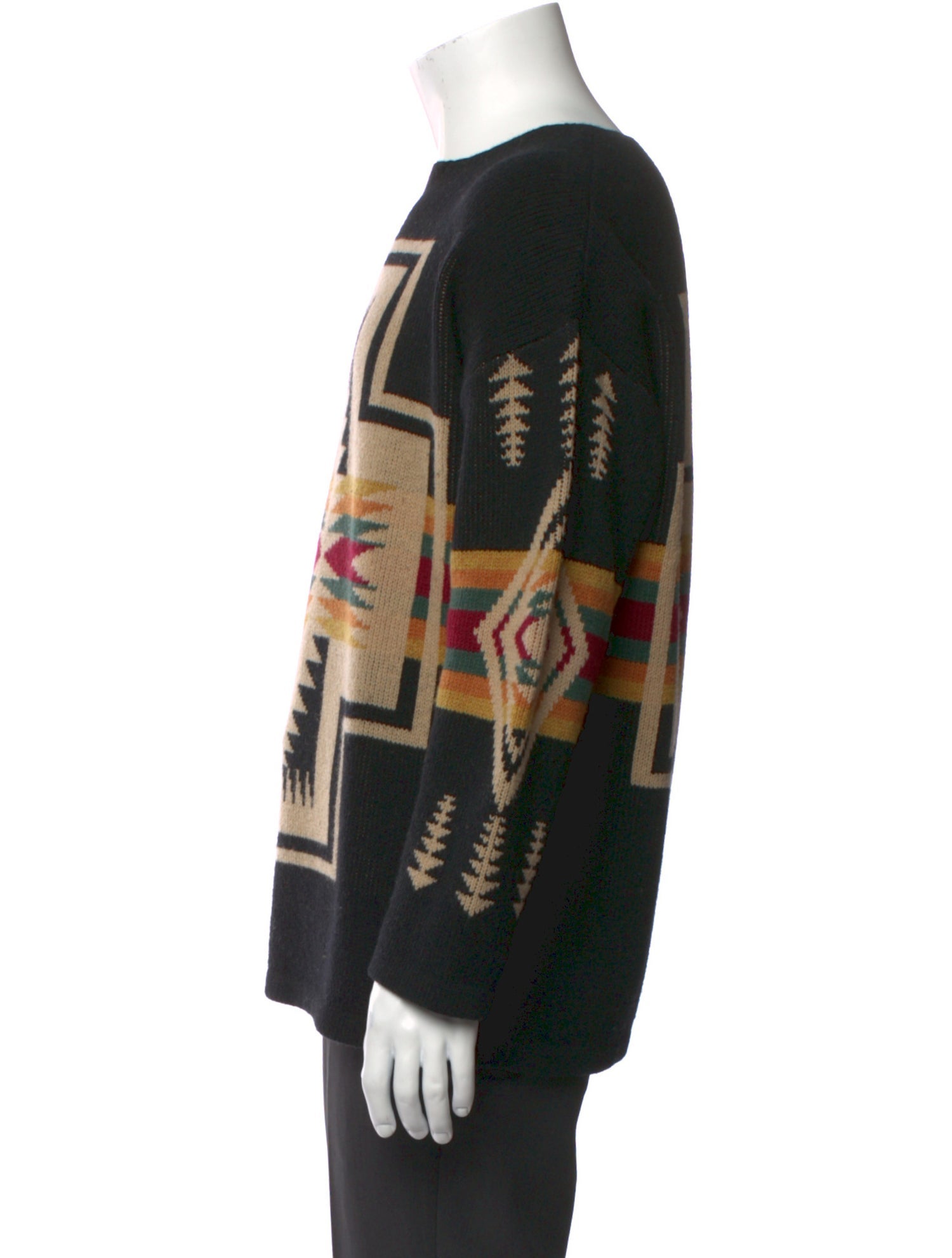 Pendleton Wool Graphic Print Pullover