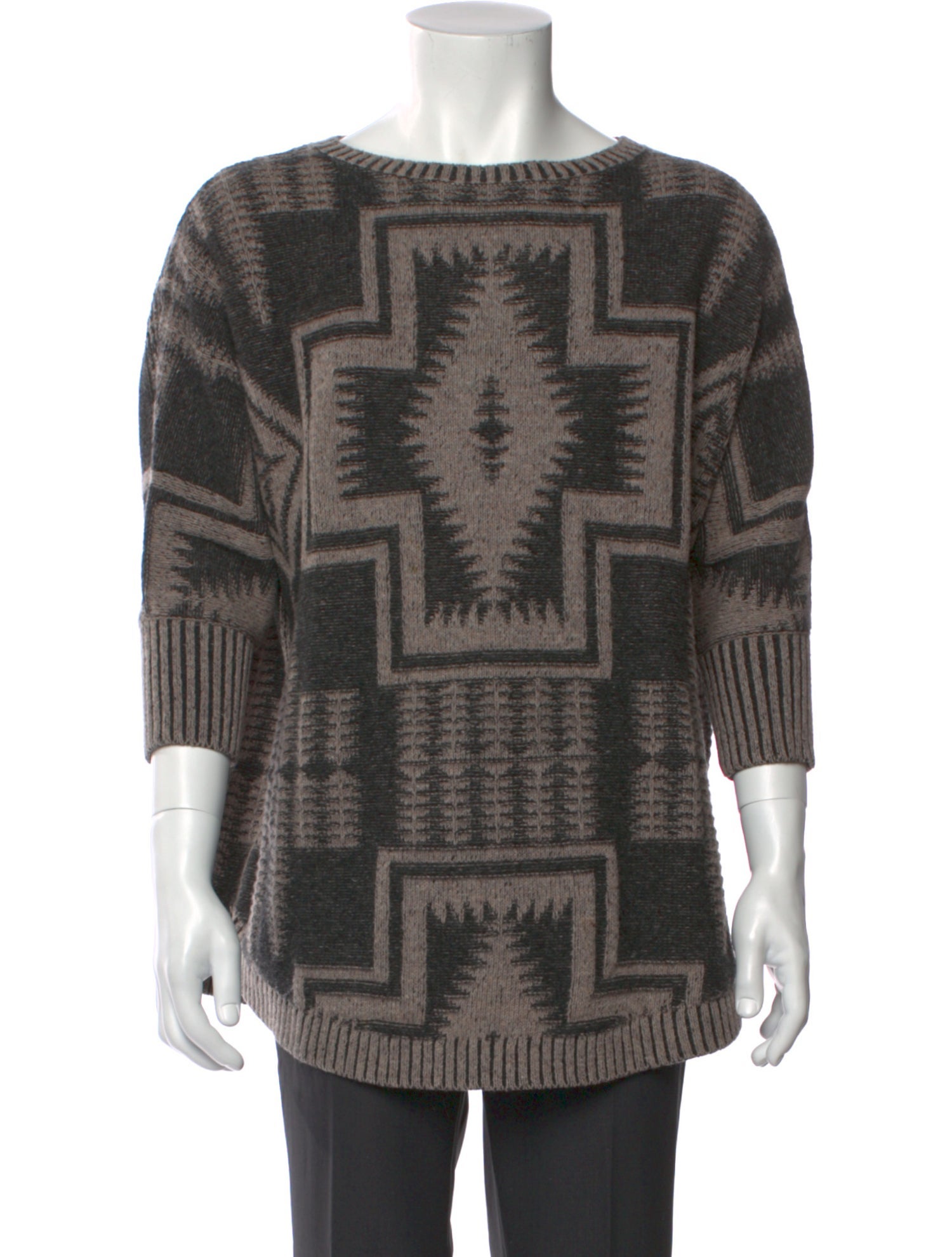 Pendleton Lambswool Printed Pullover