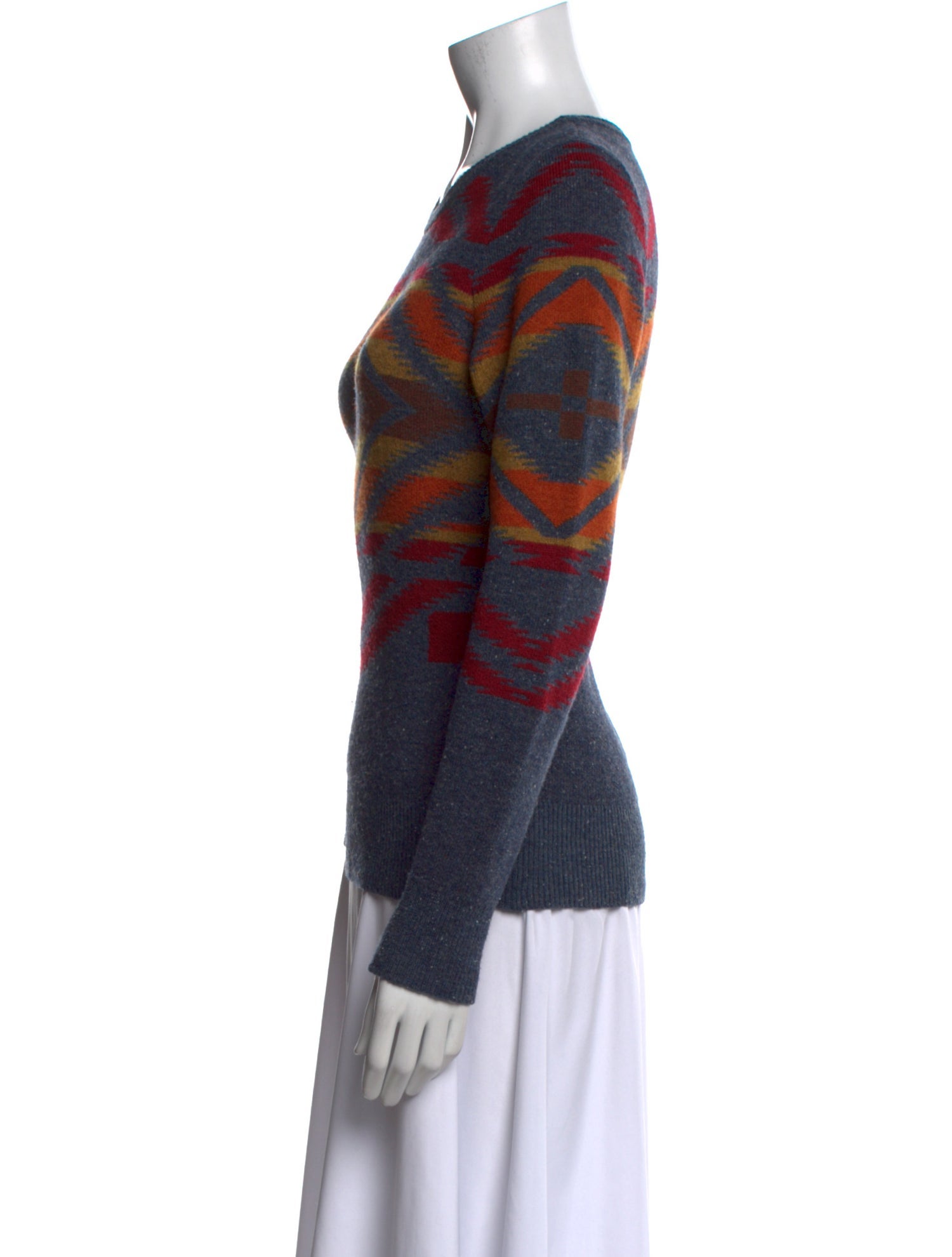 Pendleton Lambswool Printed Sweater