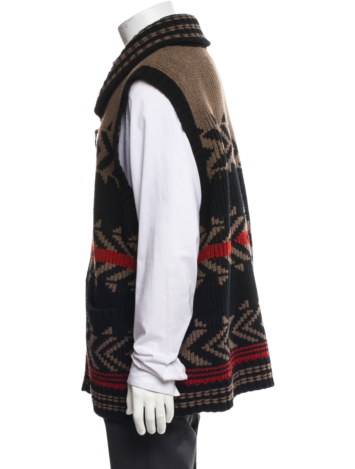Pendleton Lambswool Printed Sweater Vest