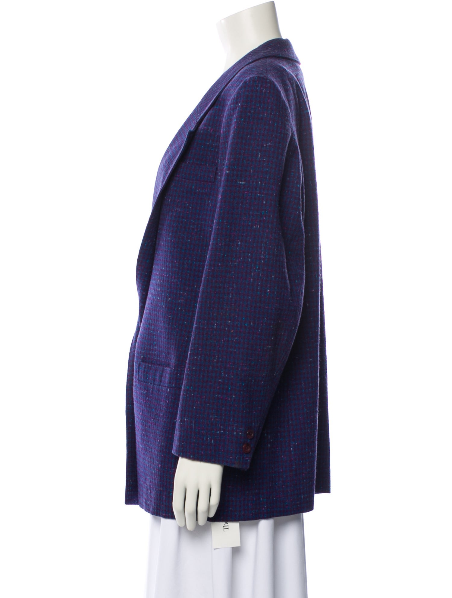 Pendleton Virgin Wool Plaid Print Blazer