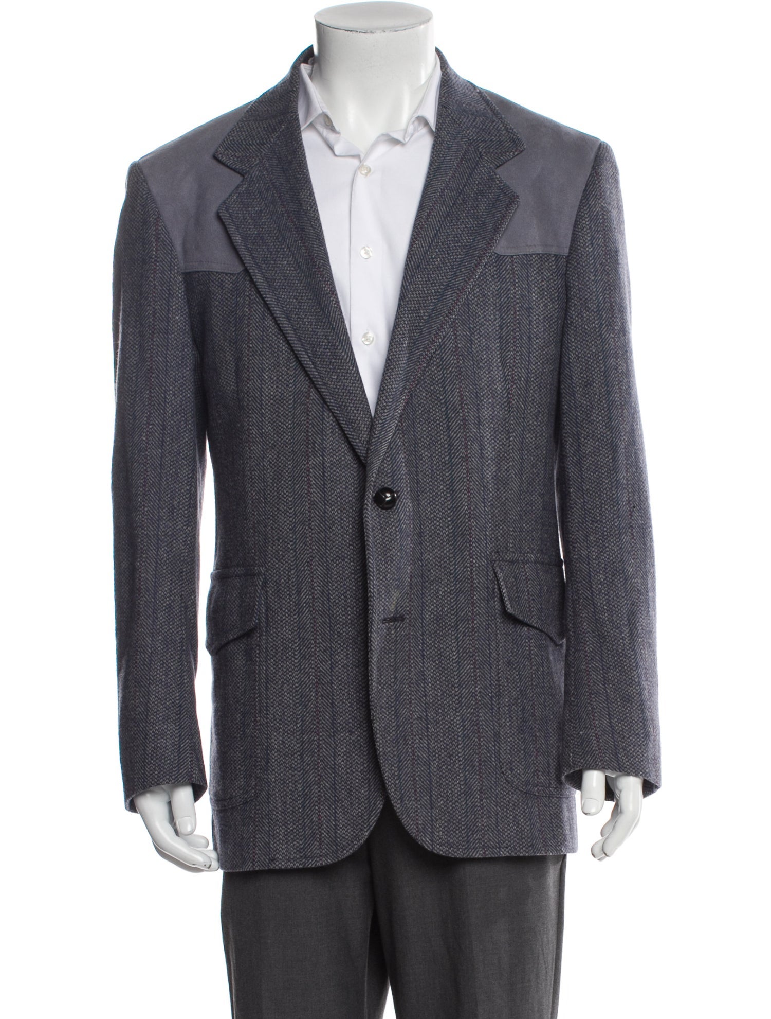 Pendleton Virgin Wool Tweed Pattern Blazer