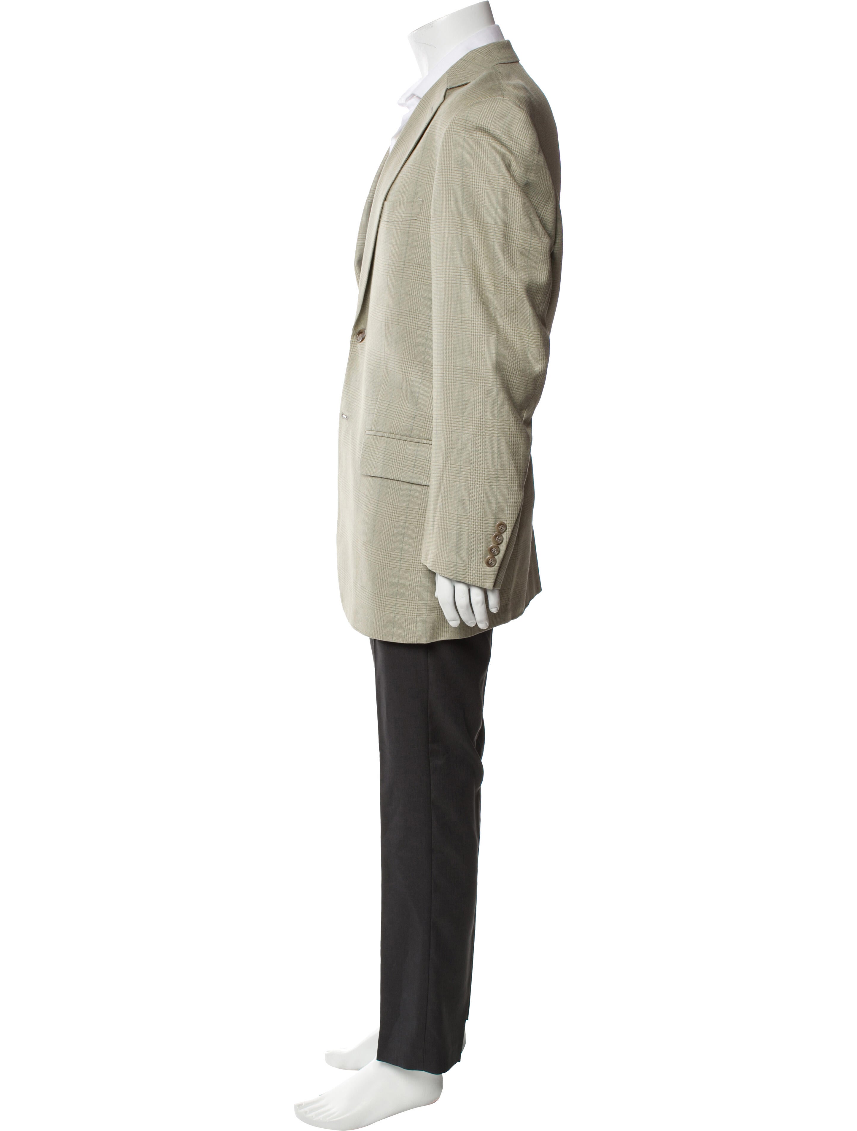 Pendleton Silk Houndstooth Print Blazer