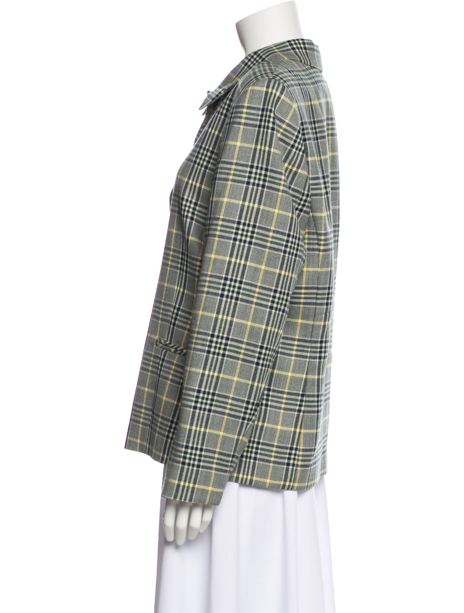 Pendleton Wool Plaid Print Jacket