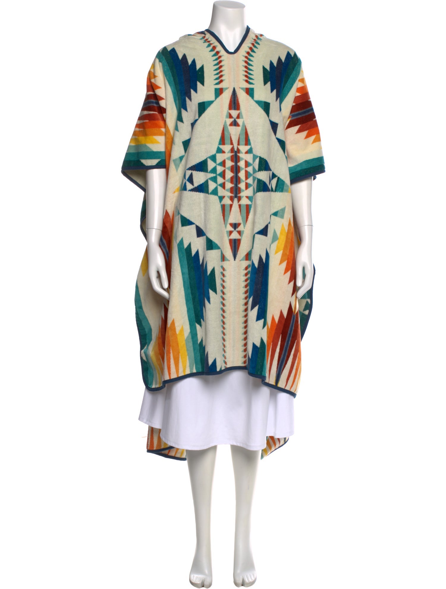 Pendleton Printed V-Neck Sweater